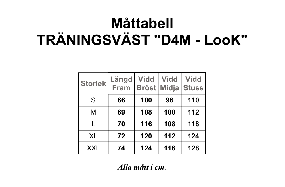 TRÄNINGSVÄST Dogs4Me LooK
